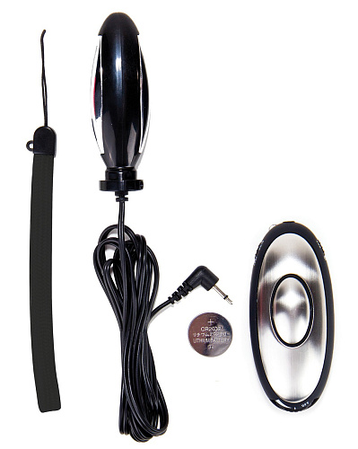 Анальная втулка с электростимуляцией Shots Media BV OU066 (8 см)