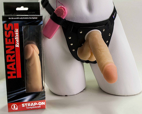 Телесный вибромассажёр с выносным пультом на трусиках с плагом LOVETOY (А-Полимер) 291623 (16,5 см)