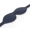 Тёмно-синяя кожаная маска на глаза Fifty Shades of Grey DARKER LIMITED COLLECTION BLINDFOLD FS-65097