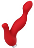 Красный силиконовый вибростимулятор простаты ToyFa Proman 359001 (12,5 см)
