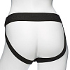 Чёрный полый страпон с креплением Doc Johnson Body Extensions BE Strong 800-07-BX (19,05 см)