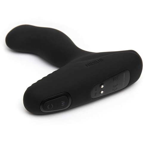 Чёрный массажёр простаты с вращающейся головкой Nexus Range REVO INTENSE 2.0 REVOINSU