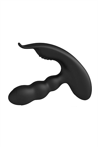 Чёрный стимулятор простаты с пультом ДУ Levett Jonas 17046