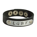 Кожаный браслет Sitabella «LGBT» 33540 LGBT