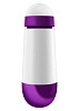 Бело-фиолетовая вибропуля OVO W2 WHITE/VIOLET