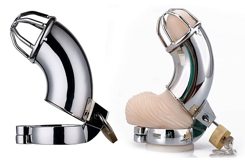 Стальной пояс верности с кольцом на мошонку Bior toys Notabu NTU-80438