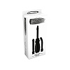 Чёрный анальный душ с тремя сменными насадками Toyz4lovers SPLASH LOVE DOUCHE T4L-00800782