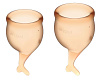 Набор менструальных чаш Satisfyer Feel secure Menstrual Cup J1766 (размер S + L)