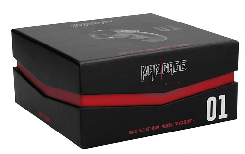 Чёрный мужской пояс верности Shots Media BV Model 01 Chastity MCG001BLK