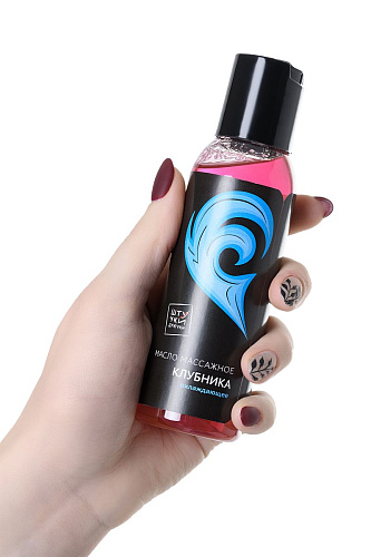 Охлаждающее массажное масло с ароматом клубники Штучки-дрючки «Симфония любви» 690459 (100 мл)