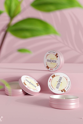 Массажная свеча с ароматом яблока и корицы ToyFa «Пряный массаж»  722008