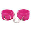 Розовые замшевые наручи Pipedream PINK WRIST CUFFS PD3952-00