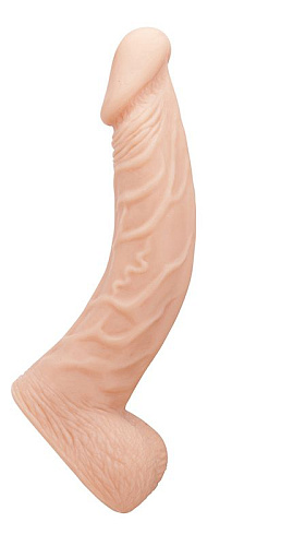 Телесный фаллоимитатор с ярко выраженным венозным узором Dream Toys XSKIN 7.5 PVC DONG 20611 (19 см)