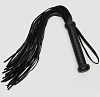 Чёрный кожаный флоггер Fifty Shades of Grey Bound to You Faux Leather Flogger FS-80139 (63,5 см)