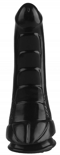 Чёрный анальный фаллоимитатор Сумерки богов 1016-97 BX DD (24 см)