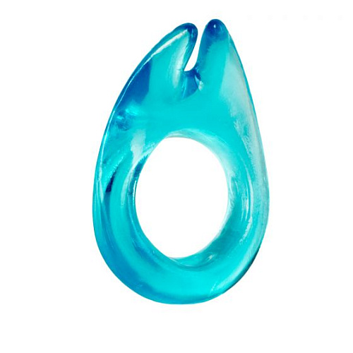 Набор из 3 голубых эрекционных колец California Exotic Novelties Class Rings SE-1430-12-2