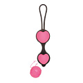 Розово-чёрные вагинальные шарики из силикона California Exotic Novelties Coco Licious Kegel Balls SE-2931-02-3