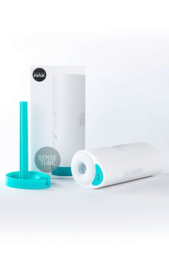 Белый мастурбато с вибрацией Sense Max STW