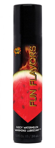 Разогревающий лубрикант с ароматом арбуза Wet Fun Flavors 4-in-1 Juicy Watermelon 20430