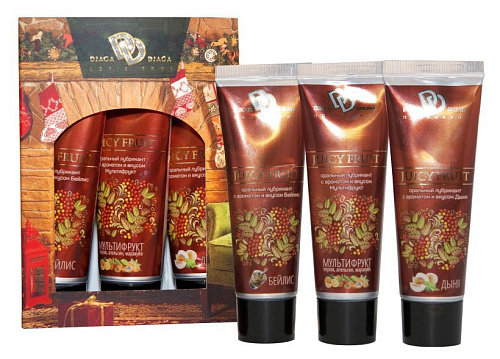 Набор съедобных ароматизированных интимных гель-смазок БиоМед Juicy fruit BMN-0080