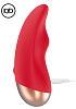 Красный вибратор для клиторальной стимуляции Shots Media BV Chic ELE008RED