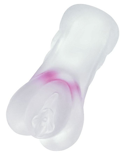 Прозрачный реалистичный мастурбатор ToyFa Juicy Pussy Crystal Rose 894001