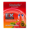 Прозрачная стимулирующая насадка Sitabella Extender «Клубника» 1403