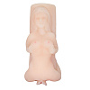 Мастурбатор-вибровагина телесного цвета в форме девушки с пышным бюстом Baile BM-009016