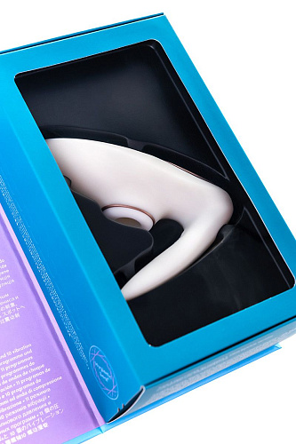 Вибро-вакуумно-волновой стимулятор для пар белого цвета Satisfyer Pro 4 Couples J2018-18