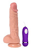 Телесный реалистичный вибратор Real Dual Layer RPDV10022 (23 см)