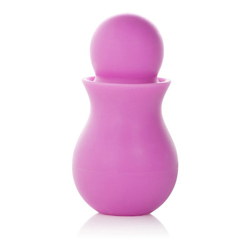 Розовый вибромассажер с замораживающейся насадкой California Exotic Novelties Foreplay Ice Chill Massagers SE-2076-30-3