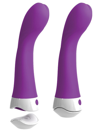 Фиолетовый вибромассажер Pipedream Wall Banger G PD7071-12 (19,3 см)