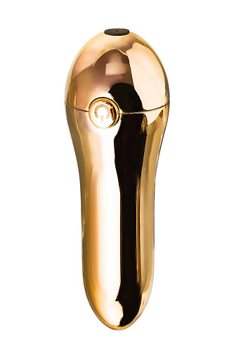Золотистый клиторальный вибромассажёр WANAME Mirage 482003