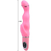 Розовый вибромассажёр со стимуляцией клитора и точки G Ёska BW-056001-0101 (22,5 см)