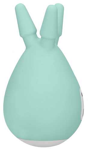 Зелёный клиторальный стимулятор с тремя отростками Shots Media BV Luscious LOV020GRN