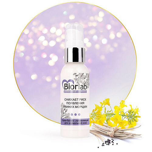 Дневной увлажняющий крем-баланс Биоритм Biorlab для нормальной кожи LB-25002