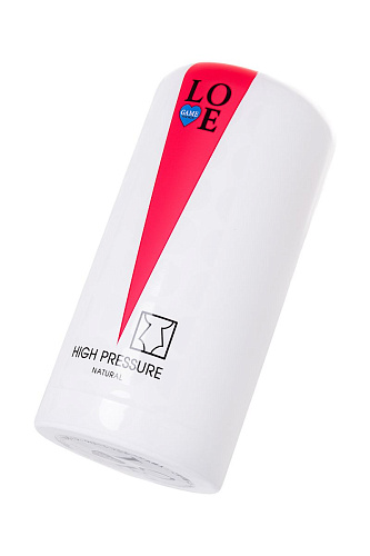 Нереалистичный мастурбатор белого цвета Lovegame High Pressure Natural 200901
