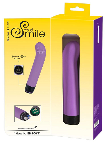 Фиолетовый вибратор G-точки Orion Smile Genius0578754 (20 см)