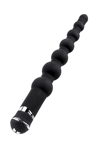 Чёрный анальный вибростимулятор ToyFa ZL06 (35 см)