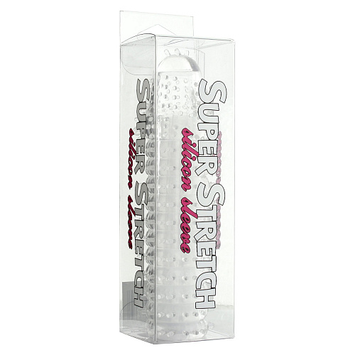 Прозрачная силиконовая насадка-удлинитель Seven Creations Super Stretch 99065-1CL ABX GP