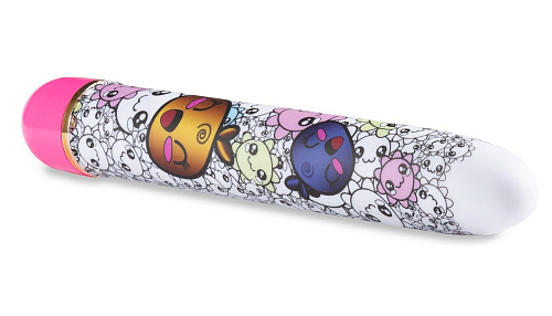 Яркий вибромассажёр с принтом Blush Novelties Play Yummy BL-14400 (17,8 см)