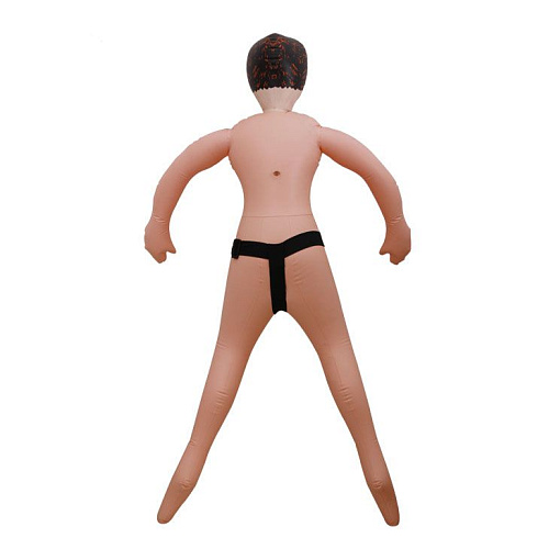 Страстный брюнет телесного цвета для секса Baile BM-015015