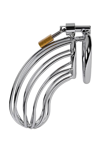 Стальной пояс верности на замочке ToyFa 717203