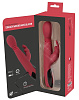 Красный вибромассажёр с клиторальным отростком Orion Rabbit Vibrator 05940670000 (26,5 см)