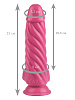Розовый реалистичный винтообразный фаллоимитатор на присоске Сумерки богов 1016-52 BX DD