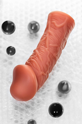 Телесная удлиняющая насадка с крупной головкой KOKOS PS.001-L (16,5 см)