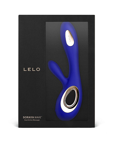Синий вибратор-кролик Lelo Soraya Wave LEL8144 (21,8 см)