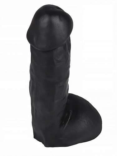 Чёрная насадка HARNESS для трусиков с плагом Сумерки богов №5 353-05 BX DD (17 см)