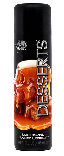 Лубрикант с ароматом солёной карамели Wet Desserts Salted Caramel 21570 (89 мл)