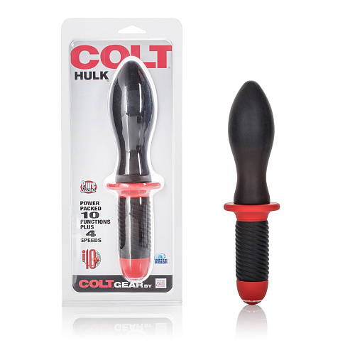 Чёрно-красный анальный вибромассажёр California Exotic Novelties COLT Hulk SE-6906-10-2 (27 см)